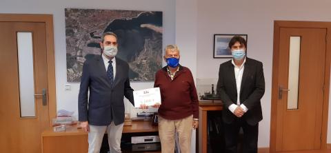 The Port Authority and the Food Bank receive a major donation from the Cantabria Health Forum