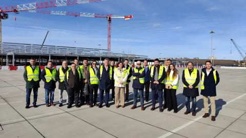 Visita a la terminal de vehículos del Puerto de Santander