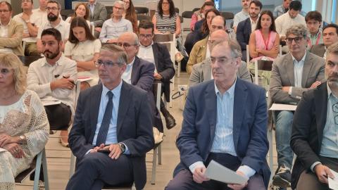 Díaz y Benavente en un momento de la jornada