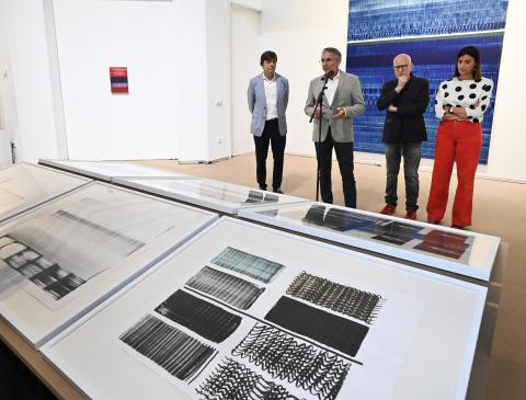 Inauguración expo Uslé - Palacete
