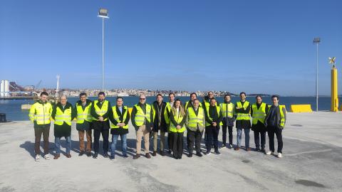 Visita a la terminal de automóviles del puerto de Santander