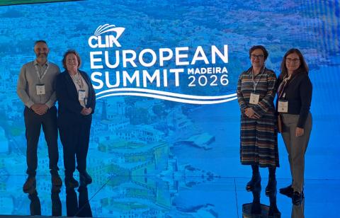 Lanos -tercera por la izquierda- con otros puertos españoles en CLIA European Summit 2026