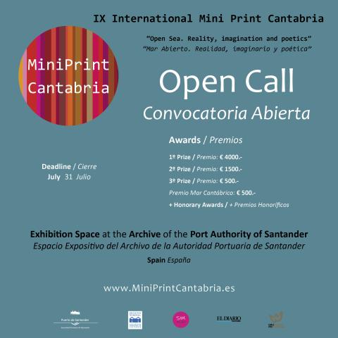 Convocatoria IX edición MiniPrint Internacional Cantabria