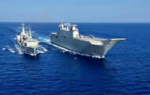 Aprovisionamiento JCI. Foto: ORP de la Flota