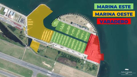 Plano concesiones Marina del Cantábrico